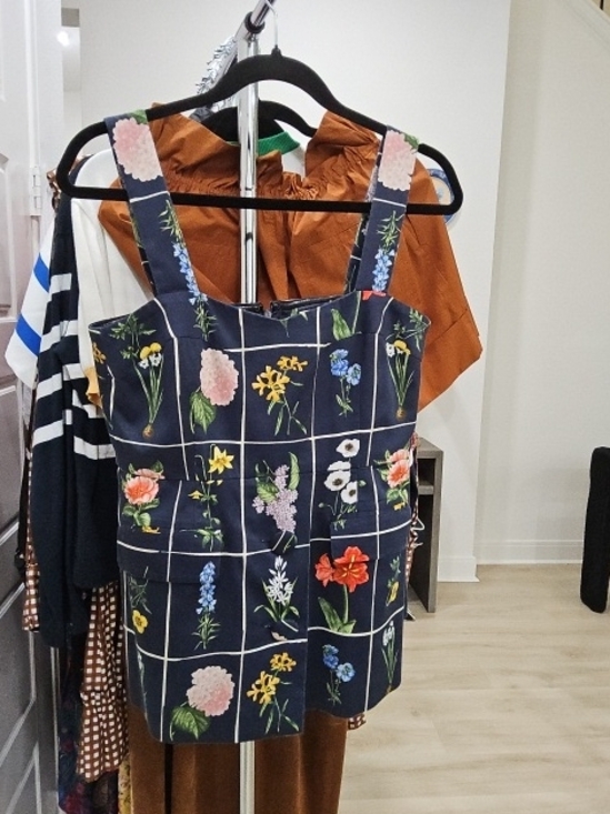Tuckernuck Tops - Tuckernuck Navy Floral Square-Neck Tank